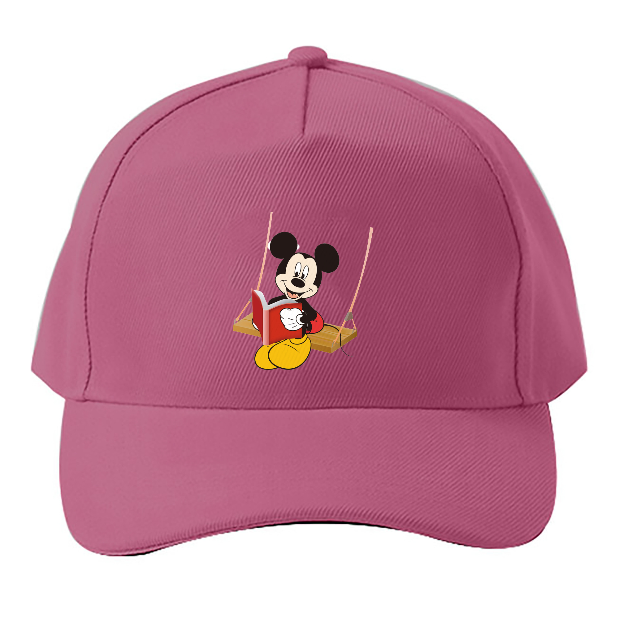 （画像用） ミッキーマウス Mickey Mouse ベースボールキャップ 綿100％ 男女兼用 帽子 スポーツ
